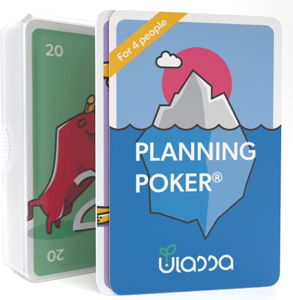 cartes de poker a planification agile augmentez la communication et la motivation dans votre equipe pour 4 personnes version ulassa 1