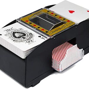 jabroyee melangeur de cartes a bouton poussoir trieur de cartes de poker automatique melangeur a piles pour le poker le rami le casino 1
