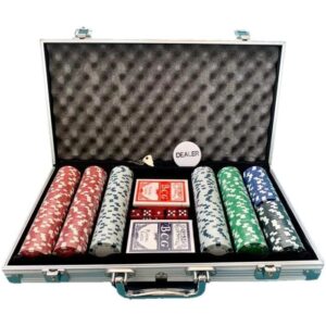 pietra mallette poker 500 jetons et jeux de cartes gris 1