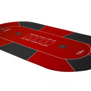 pokeo tapis de poker 180x90 deluxe rouge 1