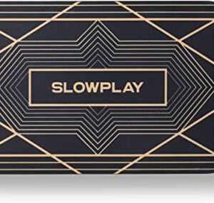 slowplay lot de 10 plaques rectangulaires pour jetons de poker en noir plaques professionnelles de style europeen sans denomination en composite ceramique 34 grammes 1