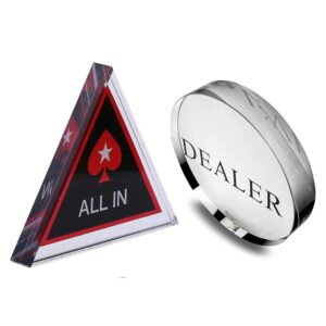 ziyumi guard poker all in dealer poker chips professional crystal poker guard cards pub club entertainment tools for holdem poker 1
